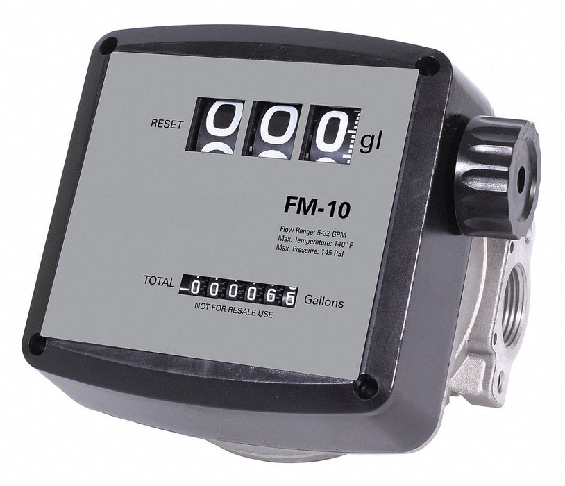 Flowmeter Mechanical 32 GPM 1 In FNPT