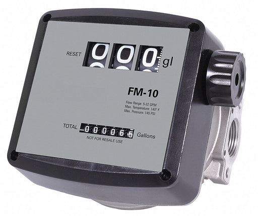 Flowmeter Mechanical 32 GPM 3/4 In FNPT