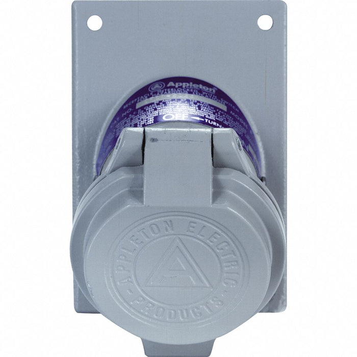 Receptacle Gray 20 A 3Pl 