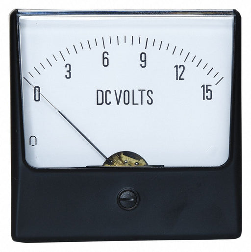 Analog Panel Meter DC Voltage 0-15 DC V