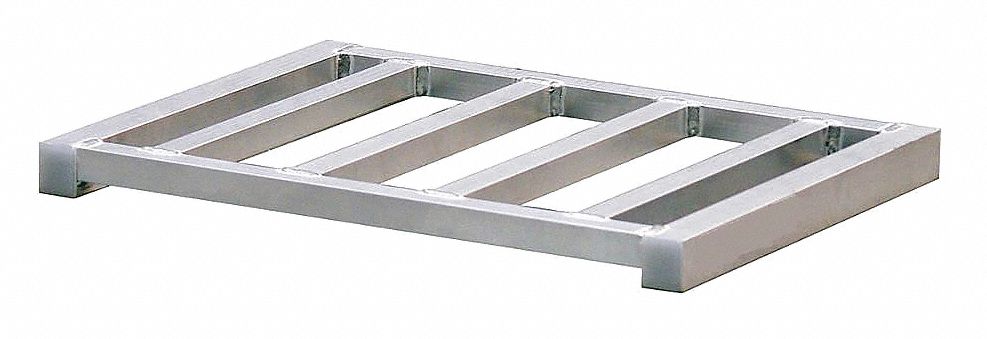 Pallet 2Way 750lb 15-1/2 Lx21 W Aluminum