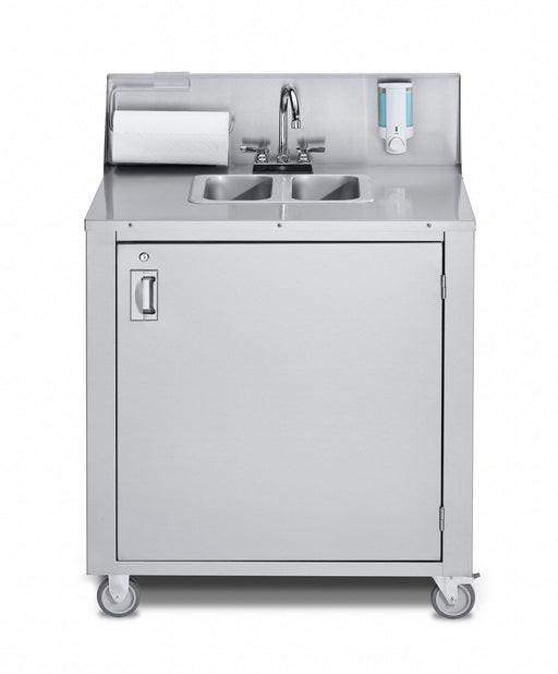 Portable Hand Sink Silver