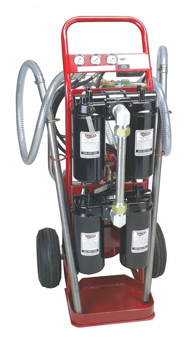 Hydraulic Oil Filter Cart 7500 SUS 4 gpm