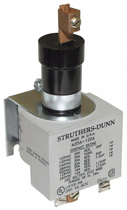 MercuryDisplacementContactor 1NO 120VAC