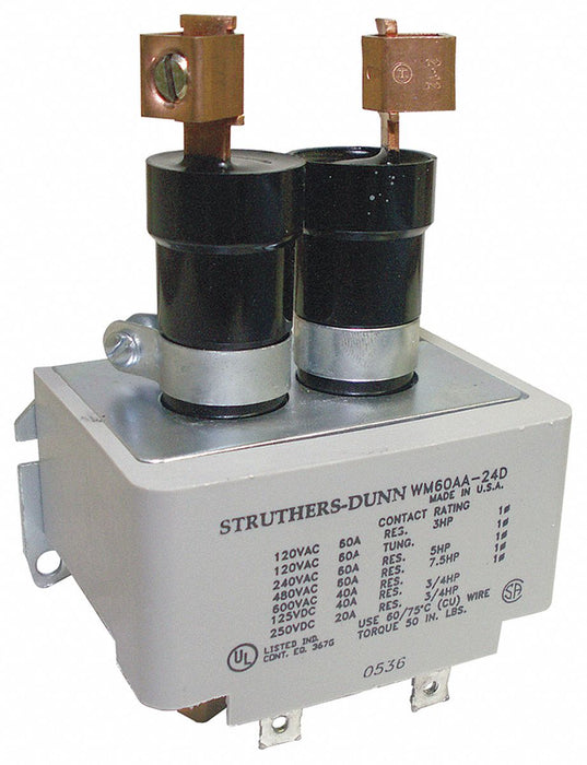 MercuryDisplacementContactor 2NO 120VAC