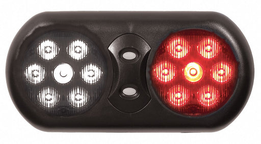 Visor Flip Light Round Red White