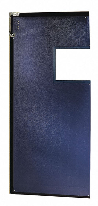 Swinging Door 7 x 2.5 ft Navy Blue PVC