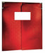 G2994 Flexible Swinging Dr 7x6 ft Red PVC PR