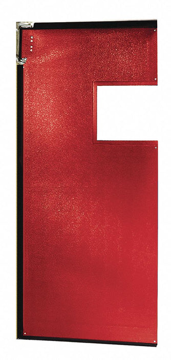 G2991 Flexible Swinging Door 8 x 3 ft Red PVC