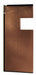 G2991 Swinging Door 8 x 3 ft Medium Brown PVC