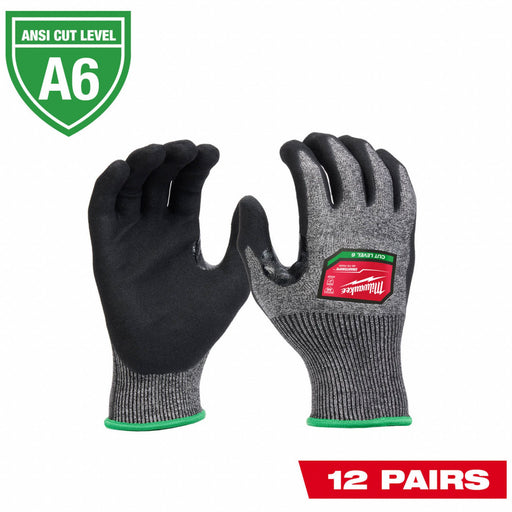 Cut Protection Dipped Gloves L PK12