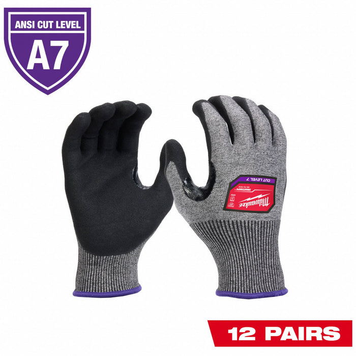 Cut Protection Dipped Gloves L PK12