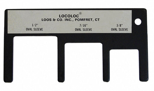 Oval Sleeve Gauge 3/8 7/16 1/2