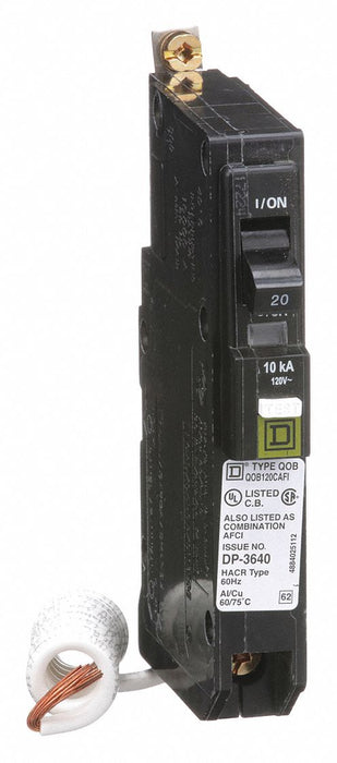 Circuit Breaker 20A Bolt On 120/240V 1P