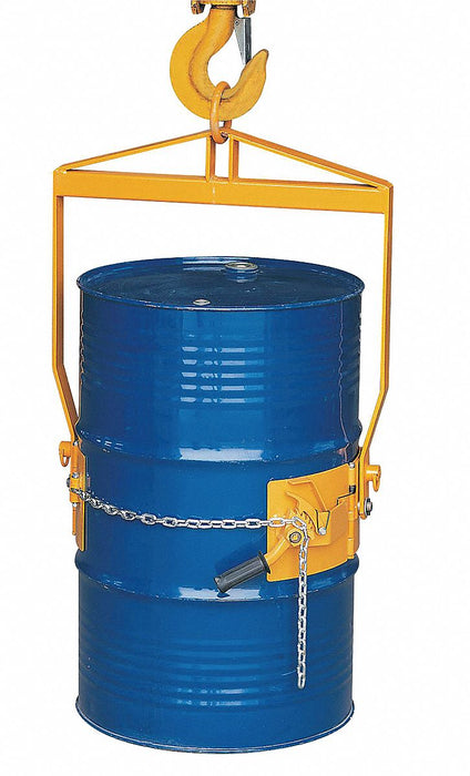 Vertical Drum Lifter/Dispenser Ylw Steel