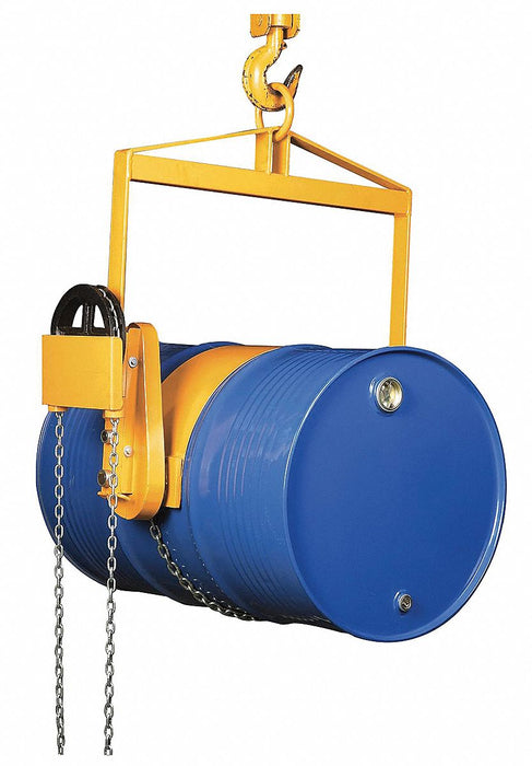Vertical Drum Lifter/Dispenser Ylw Steel