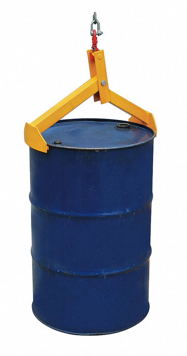 Salvage Drum Lifter Ylw Vertical Steel