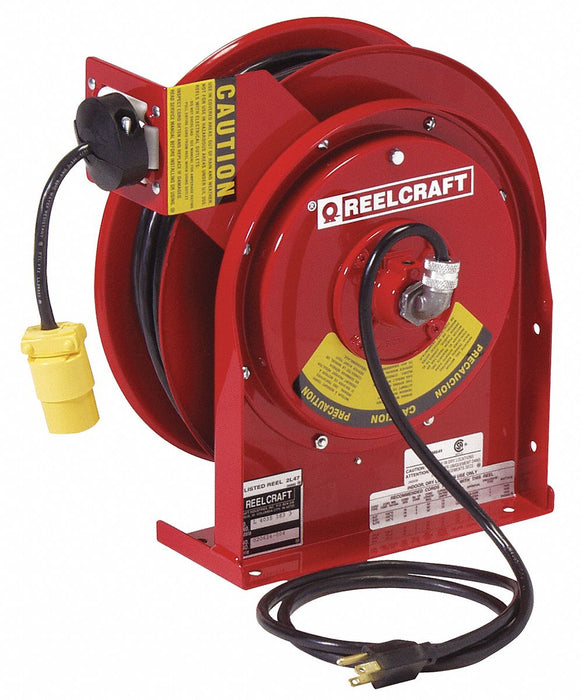 Cord Reel 45ft 12 AWG Connector 120VAC