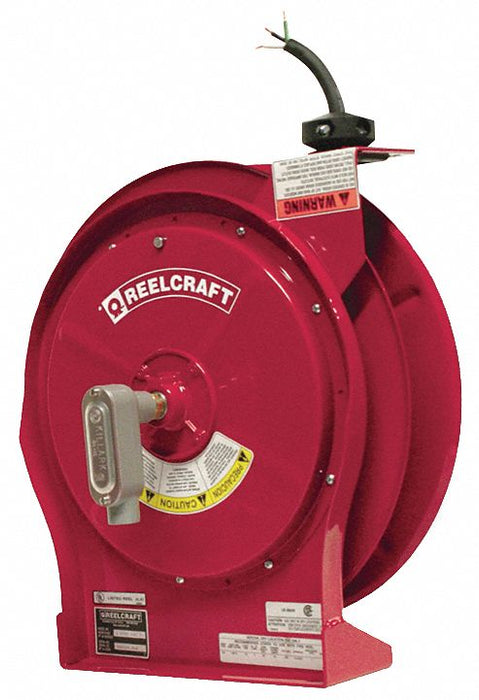 Extension Cord Reel Red 50 ft 12 AWG