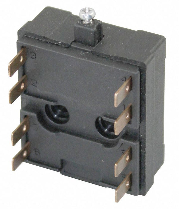 Contact Block Black 2NO/2NC 14 mm