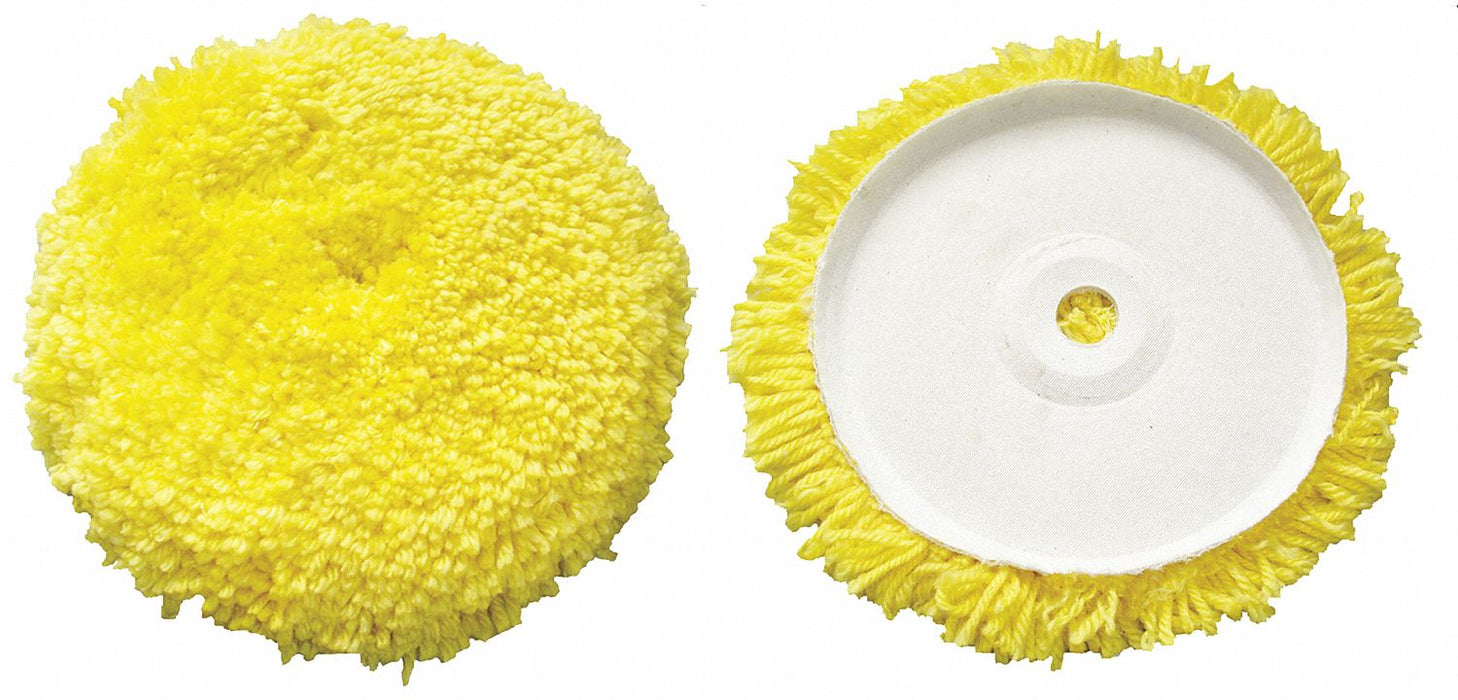 Polishing Pad Curved Edge 7-1/2 In Wool