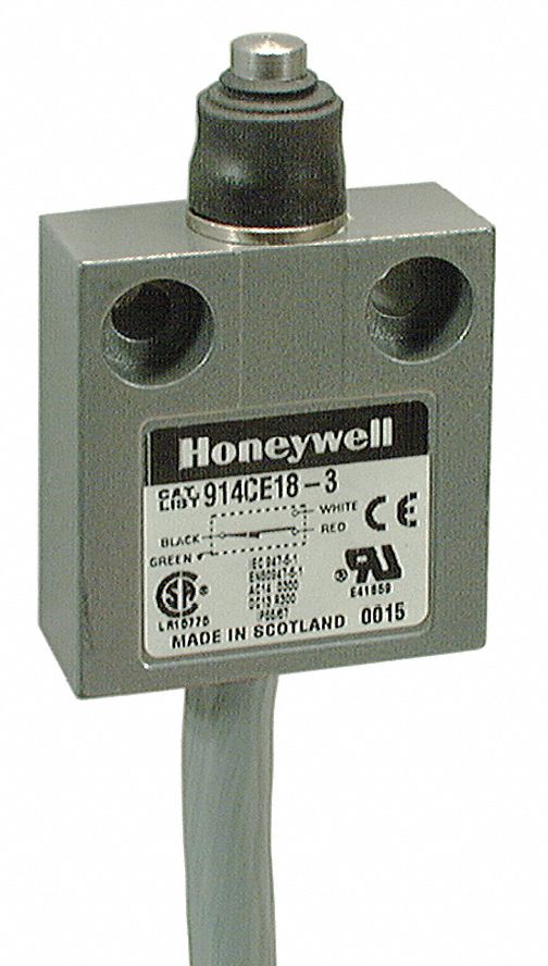 NonPlugInLimitSwtch Plunger SPDT-1NO/1NC