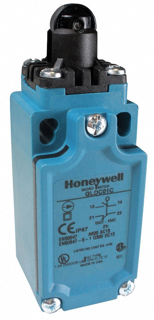NonPlugInLimtSwtch RollerPlunger 1NO/1NC