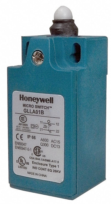 NonPlug-InLimitSwitch Plunger 1NO/1NC
