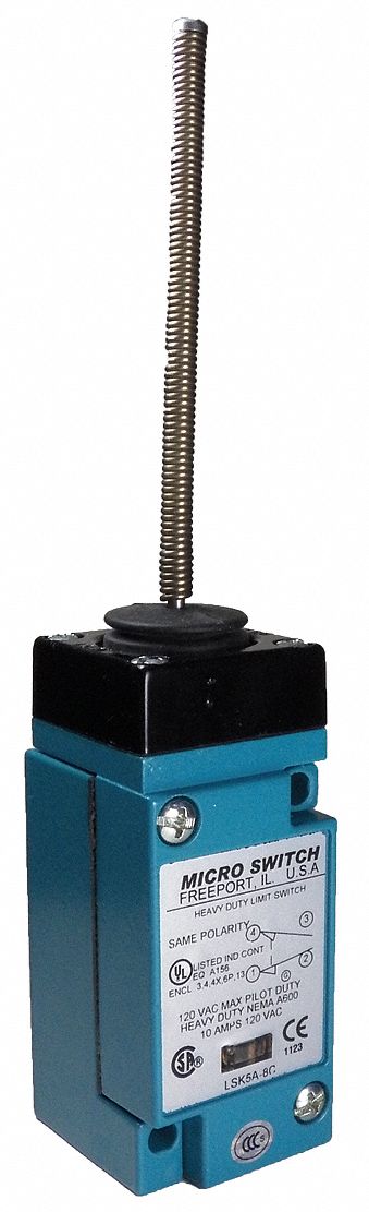 NonPlug-InLimitSwitch CoilSpring 1NO/1NC