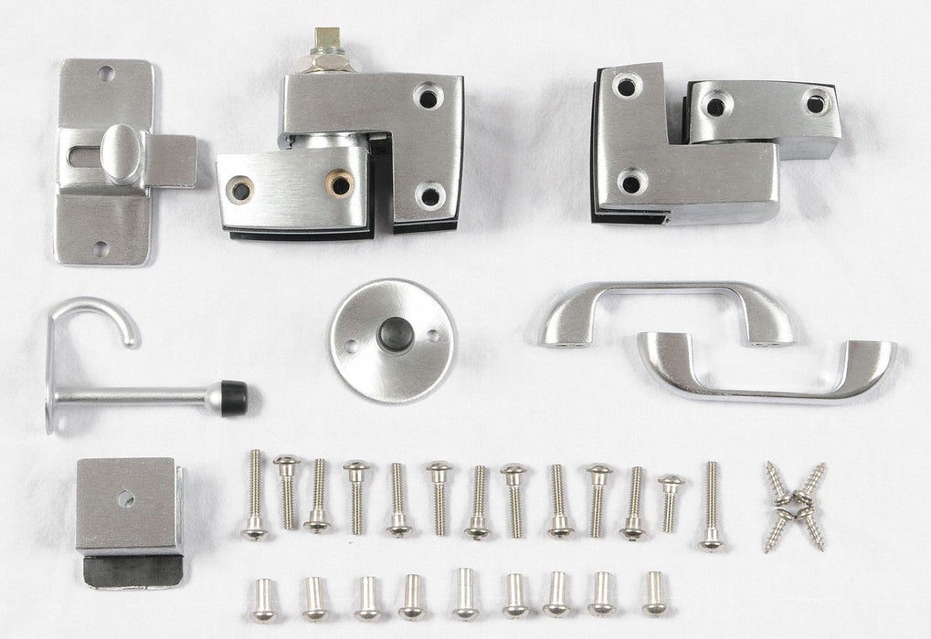 Slide Latch Aluminum Brushed