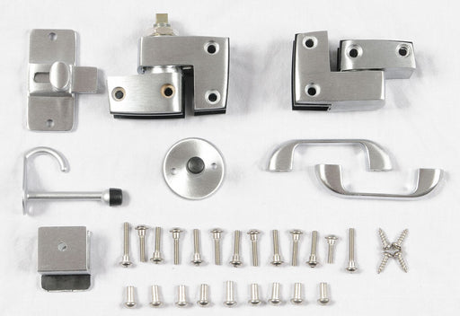 Slide Latch Aluminum Brushed