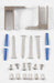 Wall Pilaster Bracket SS Brushed