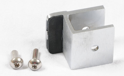 Door Stop and Keeper Zinc Brushed