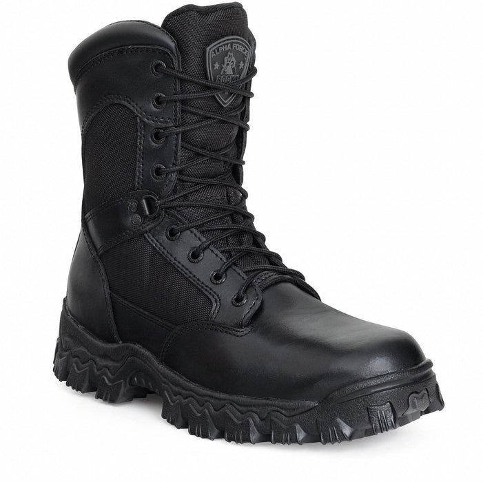 8-inWorkBoot Blk Men s 101/2 W PR