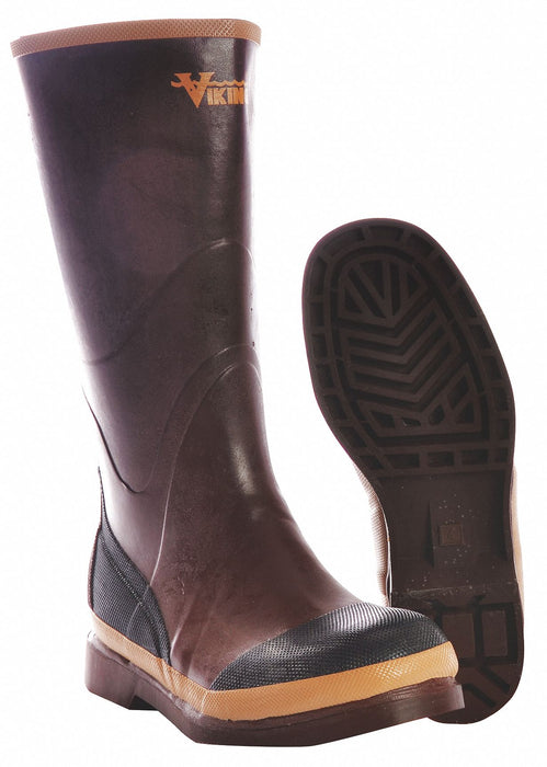 G3086 Rubber Boot Unisex 8 Knee Brown PR