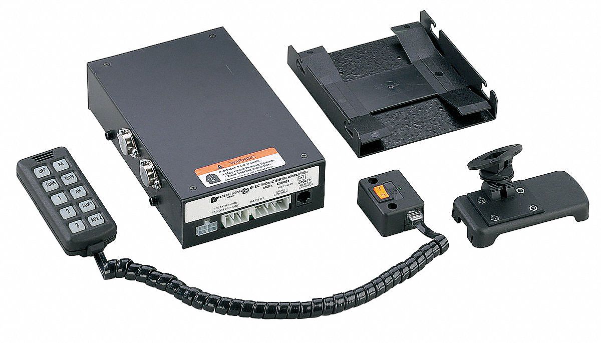 Microphone Controlled Siren 11 to 15 VDC