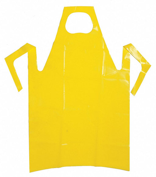 Bib Apron Uni Yellow Polyolefin PK50