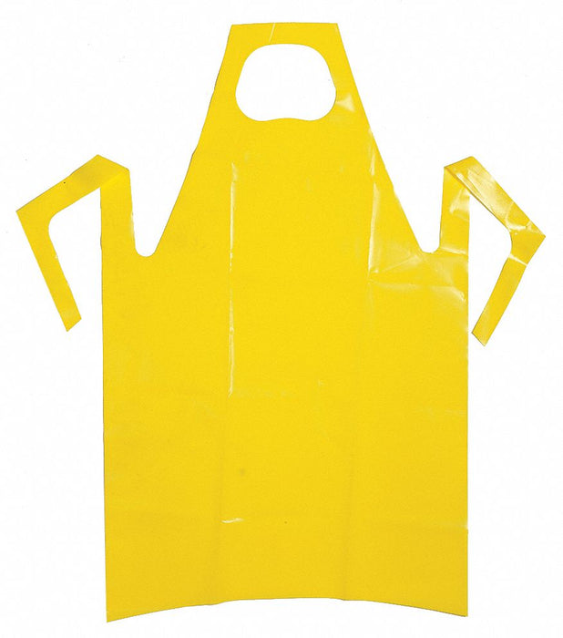 Bib Apron Uni Yellow Polyolefin PK50