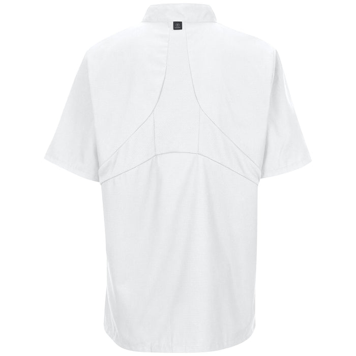 Men's Short Sleeve Chef Coat with OilBlok + MIMIX®