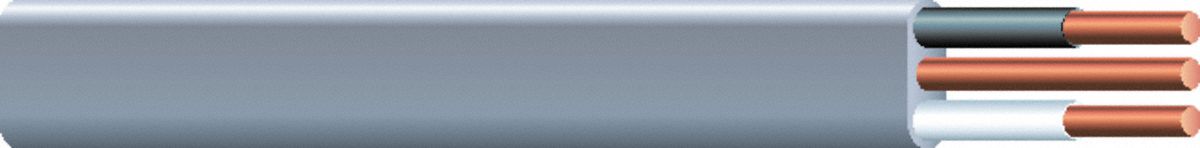 N0525 UndergroundBuildingWire 14AWG Gry 400ft