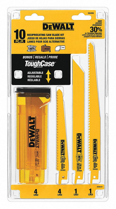 Wood/Metal Cutting Set In Case 10Pc
