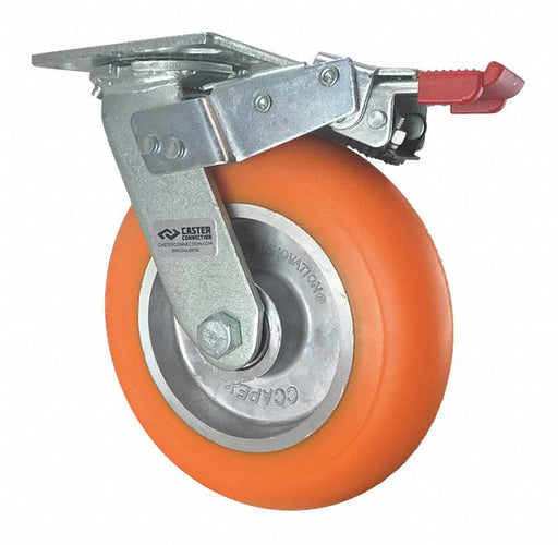 Swivel Plate Caster w/Brake TotalLock 8 