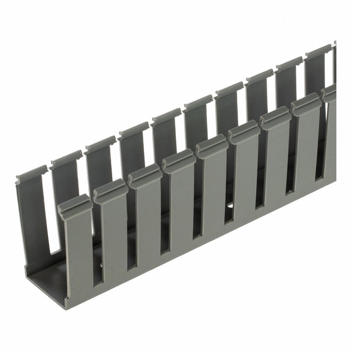 WIRE DUCT WIDE SLOT GRAY 1.26 W X 3 D