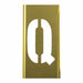 Individual Stencil Letter Brass
