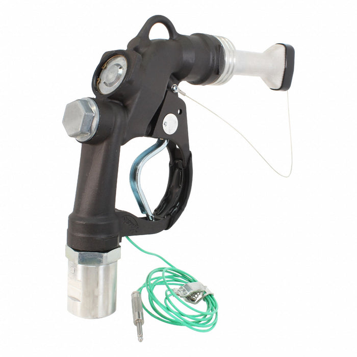 AviationFuelNozzle Black 7inAlumSpout