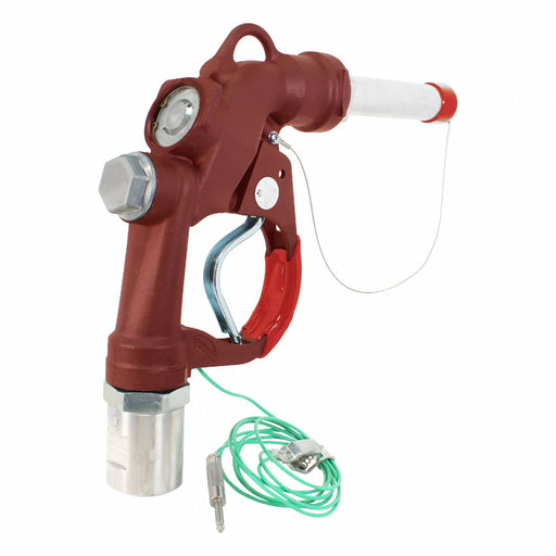 Fuel Nozzle Red 7 in Aluminum Spout