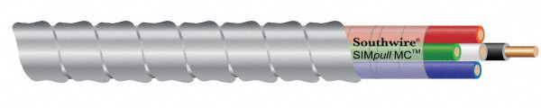 MetalCladBuildingCable 12AWG Alum 250ft