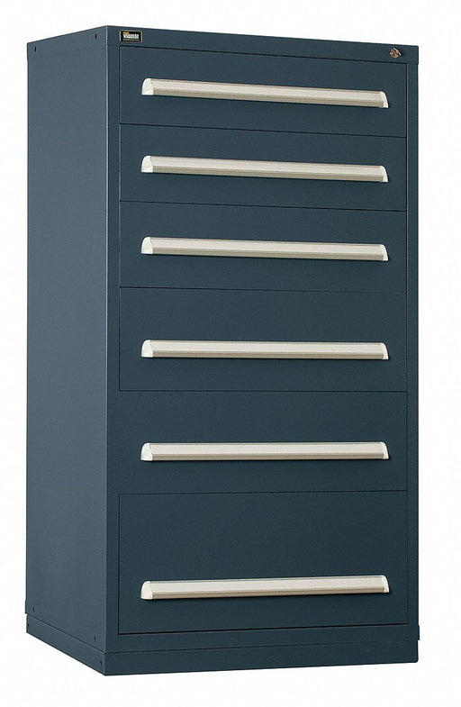 ModDrwrCab 59 x30 x28 Light Gray 6Drwr