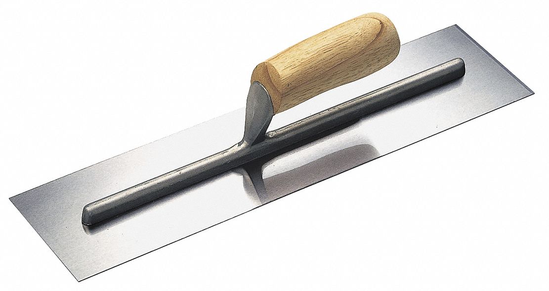 Square-End Trowel 12inL 4inW CarbonSteel