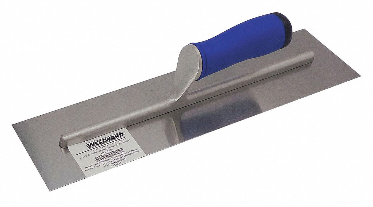 Square-End Trowel 16inL 4inW CarbonSteel